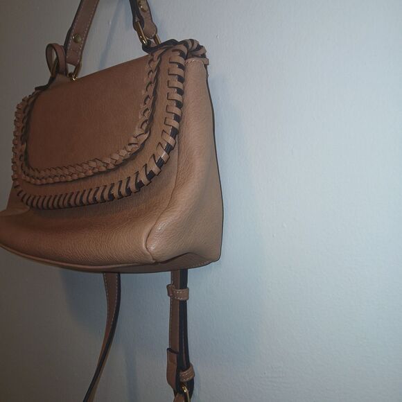 Sole Society Pink Top Handle Purse With Shoulder Cross Body Strap - Picture 3 of 12